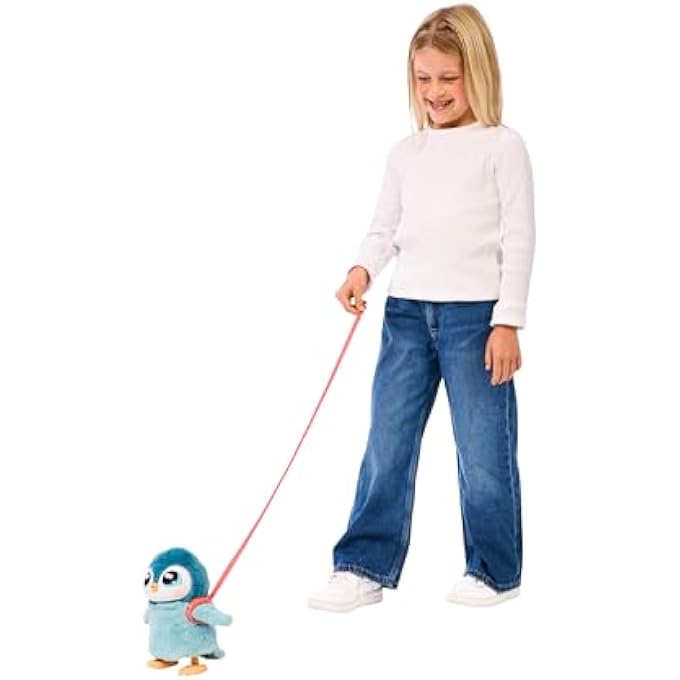 rayihni MY WALKING PENGUIN - WADDLES SOFT AND CUDDLY INTERACTIVE TOY PENGUIN THAT WALKS, DANCES AND FLAPS IT'S WINGS. 25+ SOUNDS AND REACTIONS. BATTERIES INCLUDED. FOR KIDS AGES 5+ - Image 5